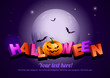 Halloween poster template