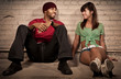 Photo: Night Couple Portrait - Sitting Night Couple Portrait - Sitting