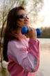 Woman Exercising in the Nature