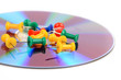 Push pin and DVD Push pin and DVD