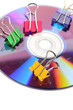 Paper clips and DVD Paper clips and DVD