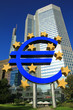 Eurozeichen und Europäische Zentralbank