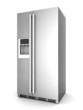 Picture a beautiful refrigerator on a white background