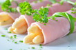 Schinken-Spargel-Röllchen