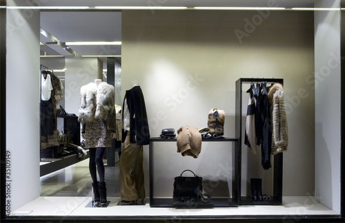 Photo: Boutique display window Boutique display window