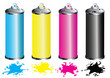 Spraydosen CYMK