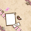 Template greeting card, vector