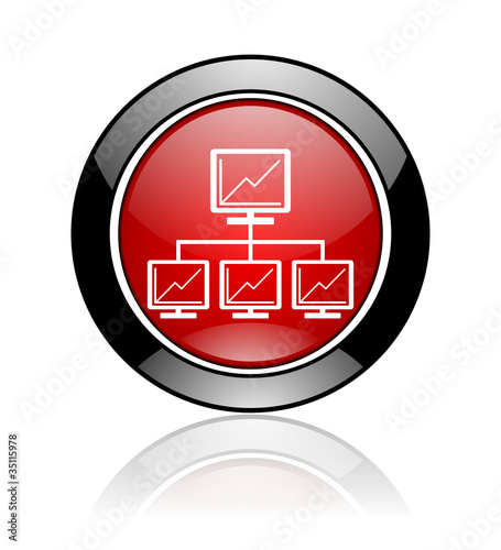 Illustration: network icon network icon