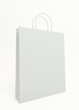 3d rendering of a empty shopping bag