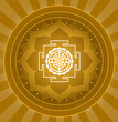 Spiritual Shree Yantra Lotus Design