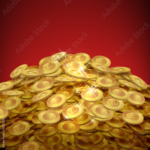 Illustration: 金貨の山 金貨の山