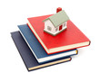 little house and books
