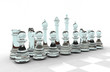 3d chess background