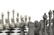 3d chess background
