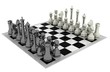 3d chess background