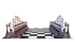3d chess background