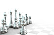 3d chess background