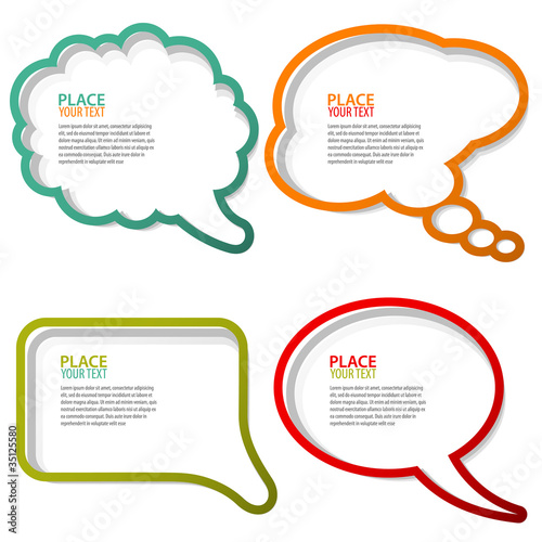 Vector: Speech Bubbles Speech Bubbles