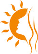 Girl and sun