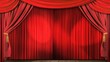 Theatre curtain stage & alpha