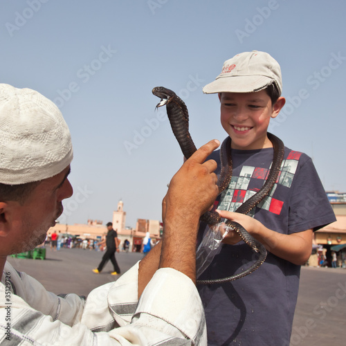 Photo: Charmeur de serpent à Marrakech #2 Charmeur de serpent à Marrakech #2