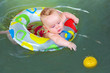 Baby swimmer
