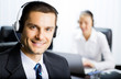 Customer support phone operator
