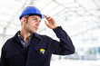 Engineer in a construction site