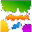 Colorful bubbles for speech