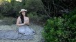 donna nella natura