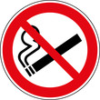 Vektor: Verbotsschild Rauchen verboten Zeichen Symbol Schild Verbotsschild Rauchen verboten Zeichen Symbol Schild