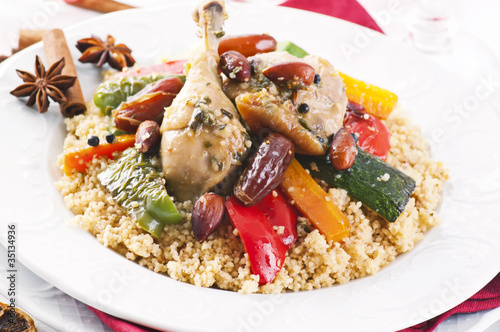 Photo: Couscous mit Hähnchen Couscous mit Hähnchen