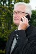 Businessman using a smartphone