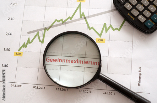 Foto: Die Aktien steigen Die Aktien steigen