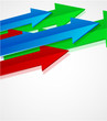 Vector arrow background