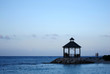 Seaside pavilion in the Caribbeans Seaside pavilion in the Caribbeans