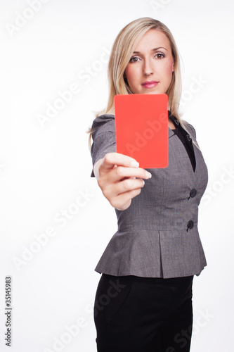 Photo: Red Card Red Card