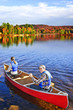Canoeing in fall