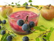 Konfitüre mit Schlehe und Apfel