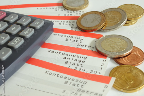 Foto: kontoauszüge kontoauszüge