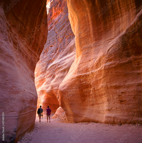 Photo : The Siq in Petra,Jordan The Siq in Petra,Jordan
