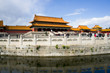 Gate of Supreme Harmony and Jinshui river in Forbidden City Gate of Supreme Harmony and Jinshui river in Forbidden City