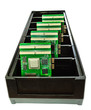 Photo: Several printed circuit boards in a container Several printed circuit boards in a container