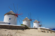 Moulins à vent sur Mykonos