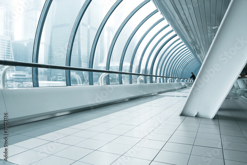 Photo: commercial corridor in business center commercial corridor in business center