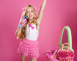 children little star singer like fashion doll with mic