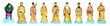 The Eight Immortals Isolated The Eight Immortals Isolated