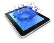 Tablet mit Tropfen