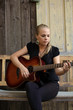 Acoustic guitar player