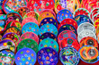 Photo: clay ceramic plates from Mexico colorful clay ceramic plates from Mexico colorful